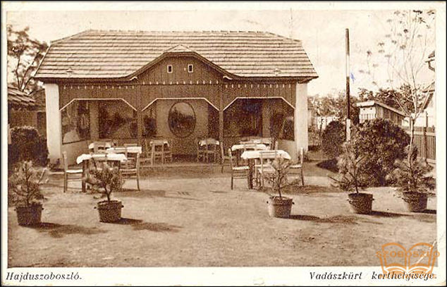 Vadászkürt kerthelyisége