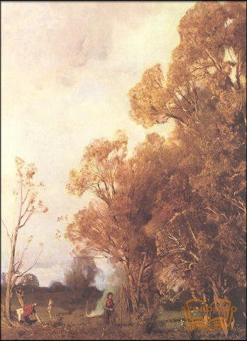 Balatoni halásztanya (részlet)