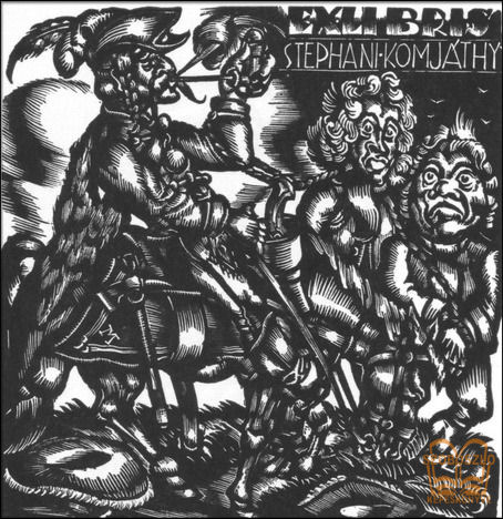 Komjáthy István ex librise